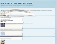 Tablet Screenshot of bibliouneb.blogspot.com