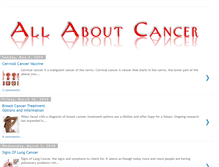 Tablet Screenshot of cancer-spot.blogspot.com