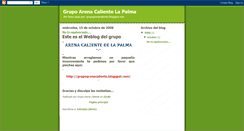 Desktop Screenshot of grupoarenacaliente.blogspot.com