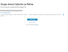 Tablet Screenshot of grupoarenacaliente.blogspot.com