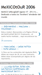 Mobile Screenshot of mexicotour2006.blogspot.com