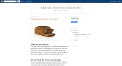 Desktop Screenshot of breadmakingmachine.blogspot.com