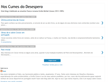 Tablet Screenshot of cumesdesespero.blogspot.com