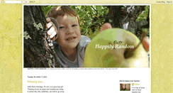 Desktop Screenshot of happilyrandom.blogspot.com