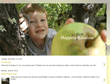 Tablet Screenshot of happilyrandom.blogspot.com