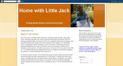 Desktop Screenshot of homewithlittlejack.blogspot.com