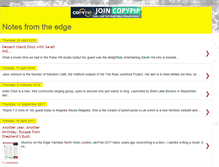 Tablet Screenshot of mynotesfromtheedge.blogspot.com