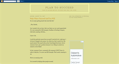 Desktop Screenshot of plantosucceed.blogspot.com