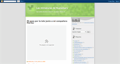 Desktop Screenshot of lasminiaturasdenualamary.blogspot.com