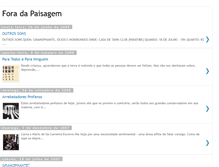 Tablet Screenshot of foradapaisagem.blogspot.com