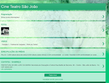 Tablet Screenshot of cineteatrosaojoao.blogspot.com