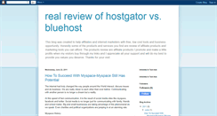 Desktop Screenshot of hostgatorvsbluehostreview.blogspot.com