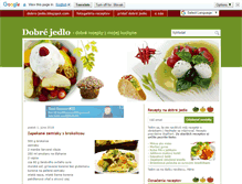 Tablet Screenshot of dobre-jedlo.blogspot.com