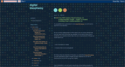 Desktop Screenshot of digital-blasphemys.blogspot.com