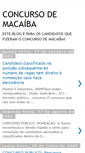 Mobile Screenshot of concursodemacaiba.blogspot.com