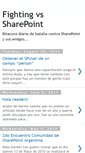 Mobile Screenshot of fightingvssharepoint.blogspot.com