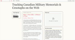 Desktop Screenshot of canadaremembers.blogspot.com