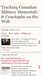 Mobile Screenshot of canadaremembers.blogspot.com