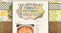 Desktop Screenshot of hutchinsrecipes.blogspot.com