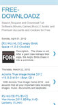 Mobile Screenshot of free-downloadz.blogspot.com