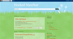 Desktop Screenshot of nicehacked.blogspot.com