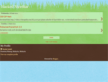 Tablet Screenshot of nicehacked.blogspot.com