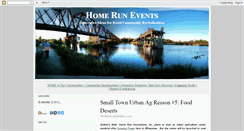 Desktop Screenshot of homerunevents.blogspot.com