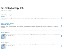 Tablet Screenshot of cv-biotechnology.blogspot.com