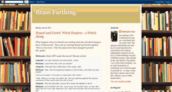 Desktop Screenshot of brassfarthing.blogspot.com