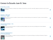 Tablet Screenshot of escuelajuanbsosa.blogspot.com