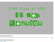 Tablet Screenshot of dfclassof2000.blogspot.com