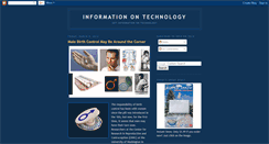 Desktop Screenshot of information-on-technology.blogspot.com