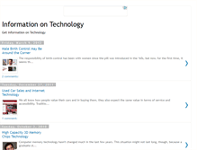 Tablet Screenshot of information-on-technology.blogspot.com