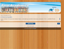 Tablet Screenshot of foroacademicosm.blogspot.com