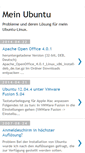Mobile Screenshot of mein-ubuntu.blogspot.com