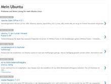 Tablet Screenshot of mein-ubuntu.blogspot.com