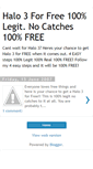 Mobile Screenshot of halo-3-free.blogspot.com
