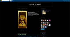 Desktop Screenshot of paperjewellerydotnet.blogspot.com