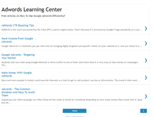 Tablet Screenshot of adwords-learning.blogspot.com
