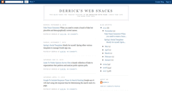 Desktop Screenshot of derrickswebsnacks.blogspot.com