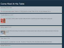 Tablet Screenshot of comerestathistable.blogspot.com
