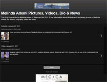 Tablet Screenshot of melindaademiamericanidol.blogspot.com