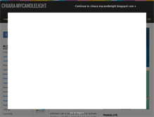 Tablet Screenshot of chiara-mycandlelight.blogspot.com