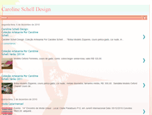 Tablet Screenshot of carolineschelldesign.blogspot.com