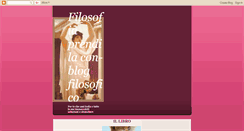 Desktop Screenshot of filosofia-prendila-con.blogspot.com