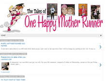 Tablet Screenshot of happymotherrunner.blogspot.com