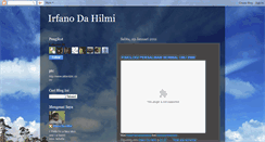 Desktop Screenshot of irfanodahilmi.blogspot.com