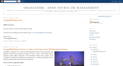 Desktop Screenshot of orangehrm.blogspot.com