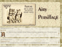 Tablet Screenshot of airypersiflage.blogspot.com