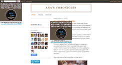 Desktop Screenshot of anaschronicles.blogspot.com
